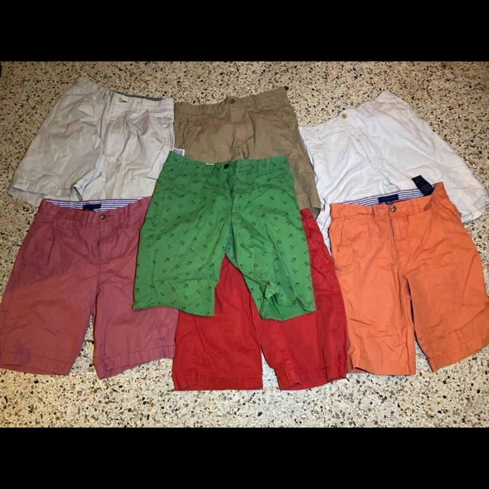 7 men short lot tommy hilfiger,gap,banana rep